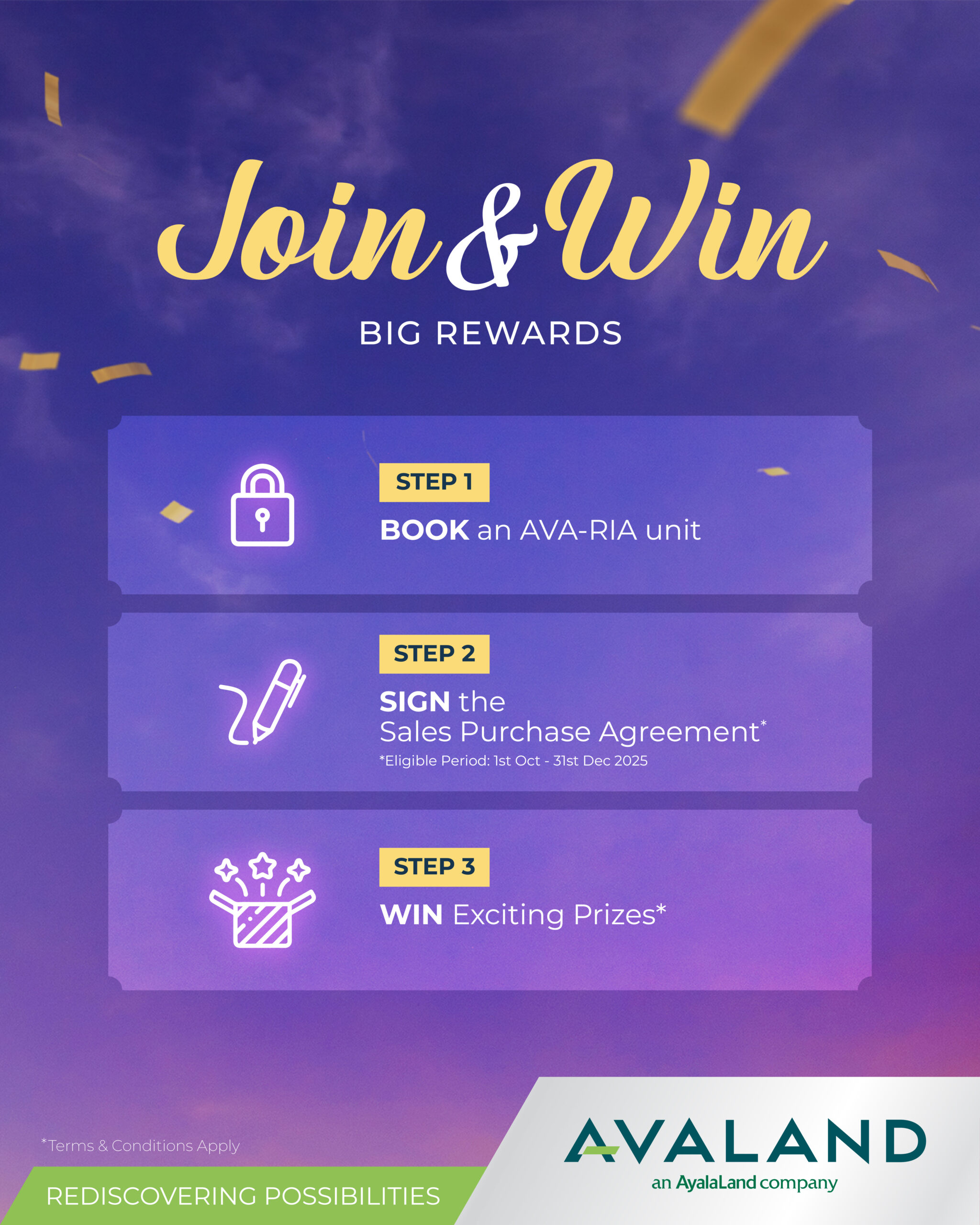 AVA-RIA Join and Win